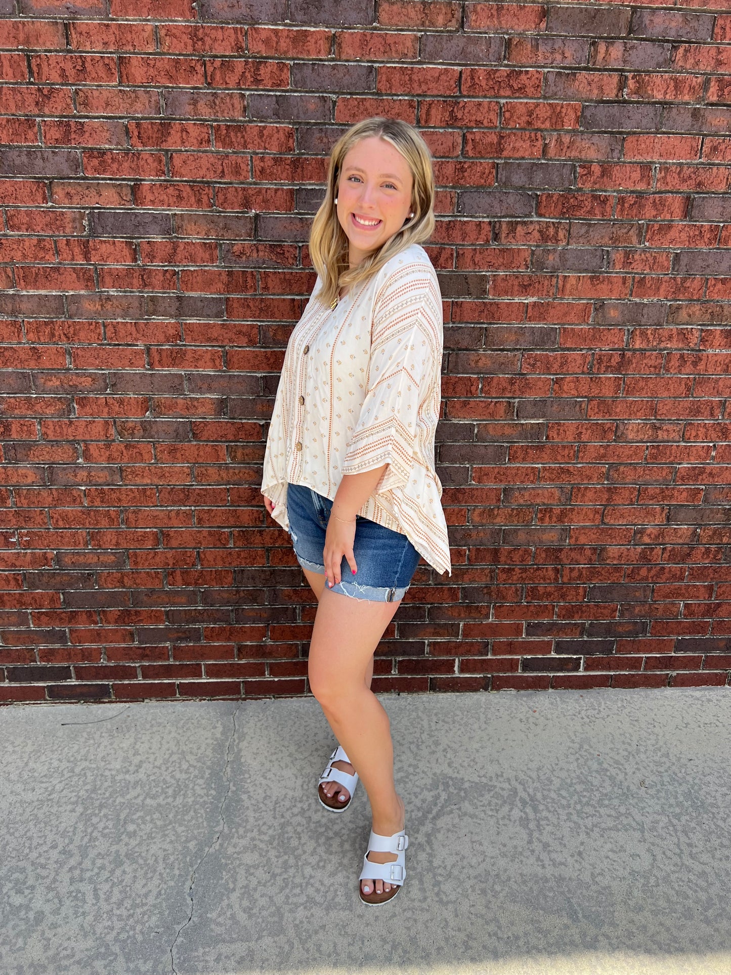 Ivory Boho Blouse