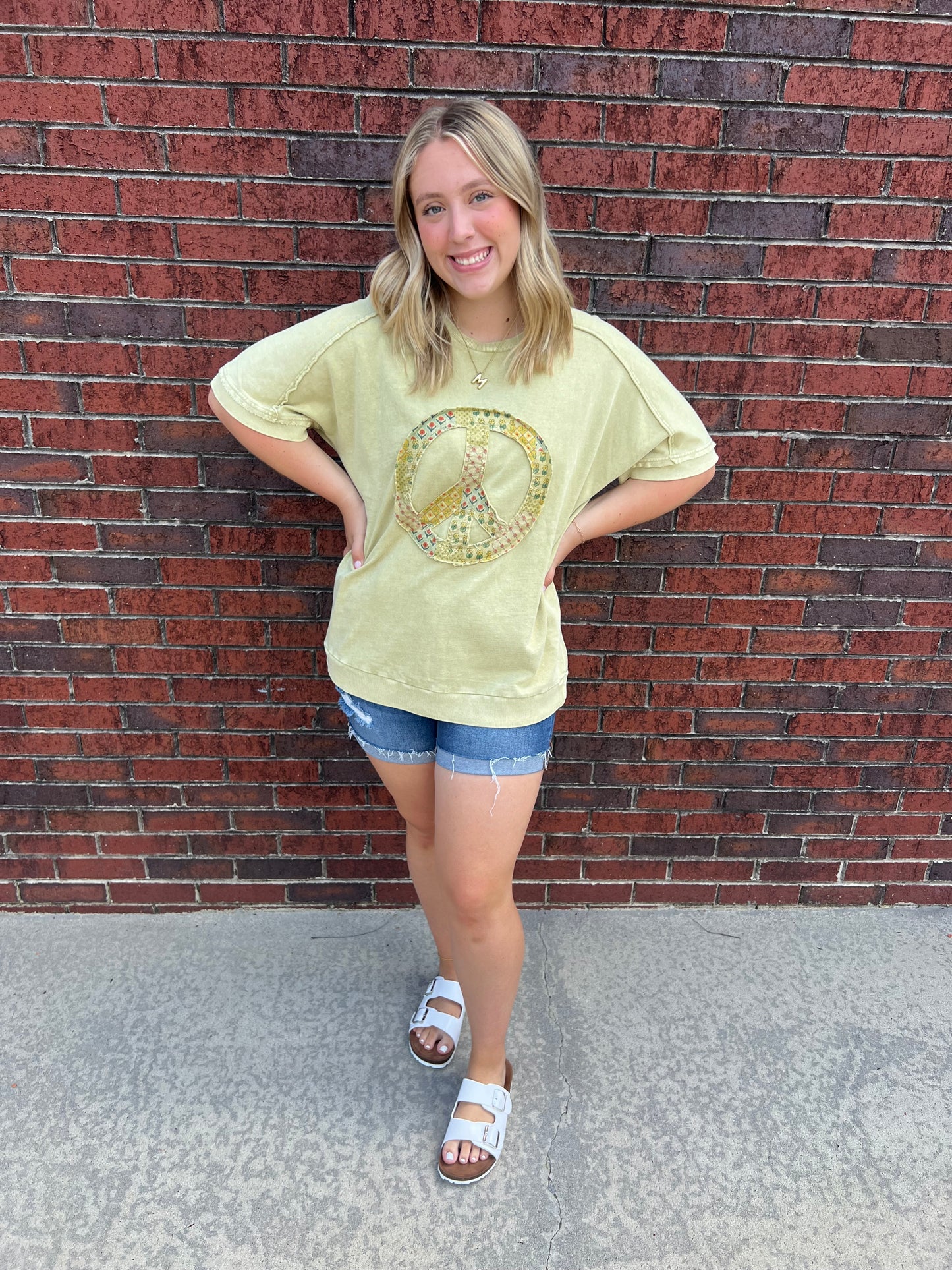 Peace Patch Top