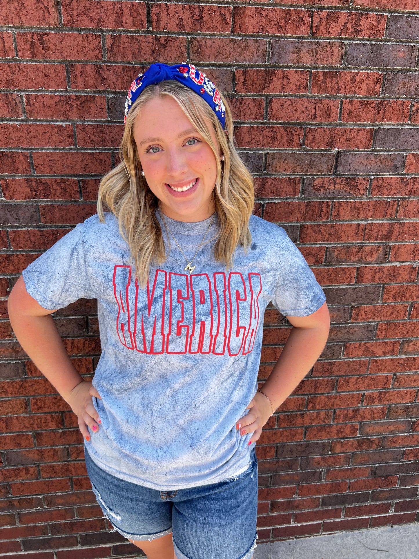 AMERICA Washed Tee