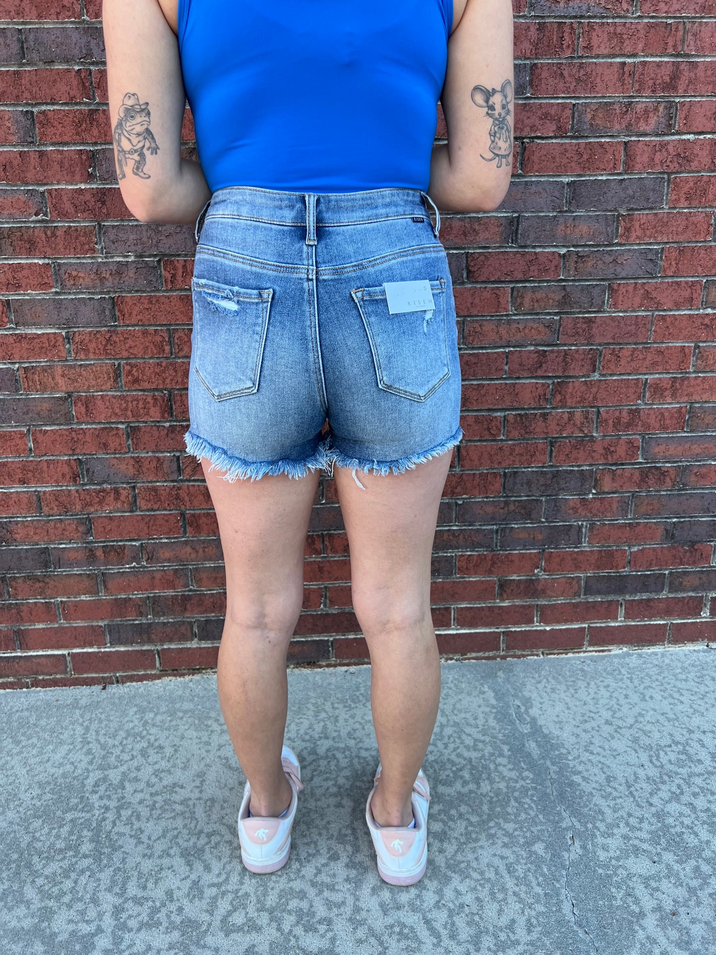 RISEN High Rise Shorts
