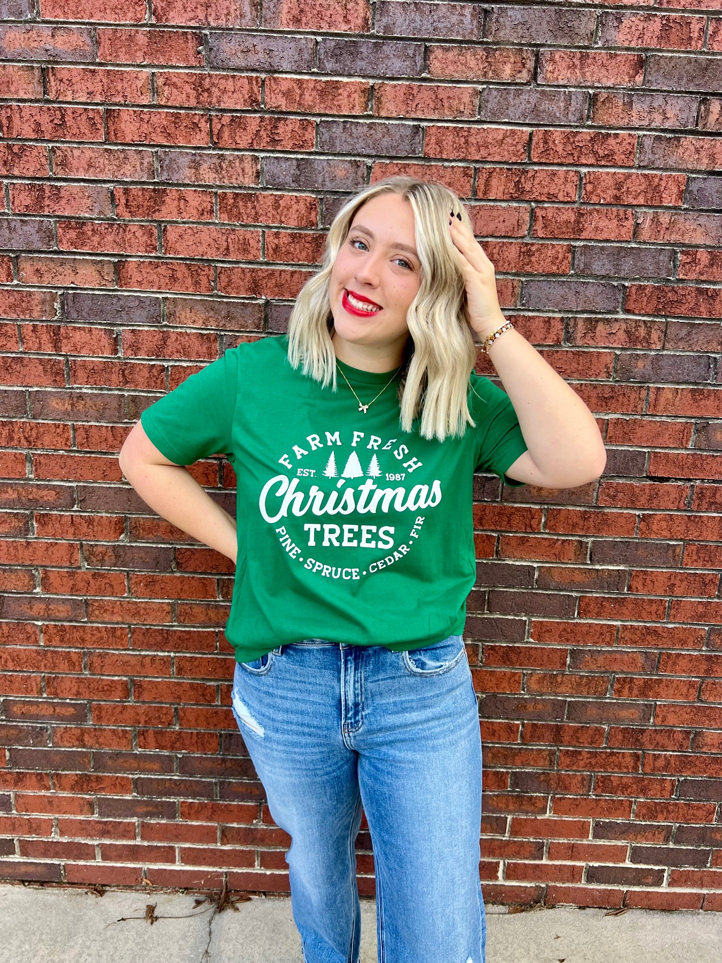 Farm Fresh Christmas Trees Tee