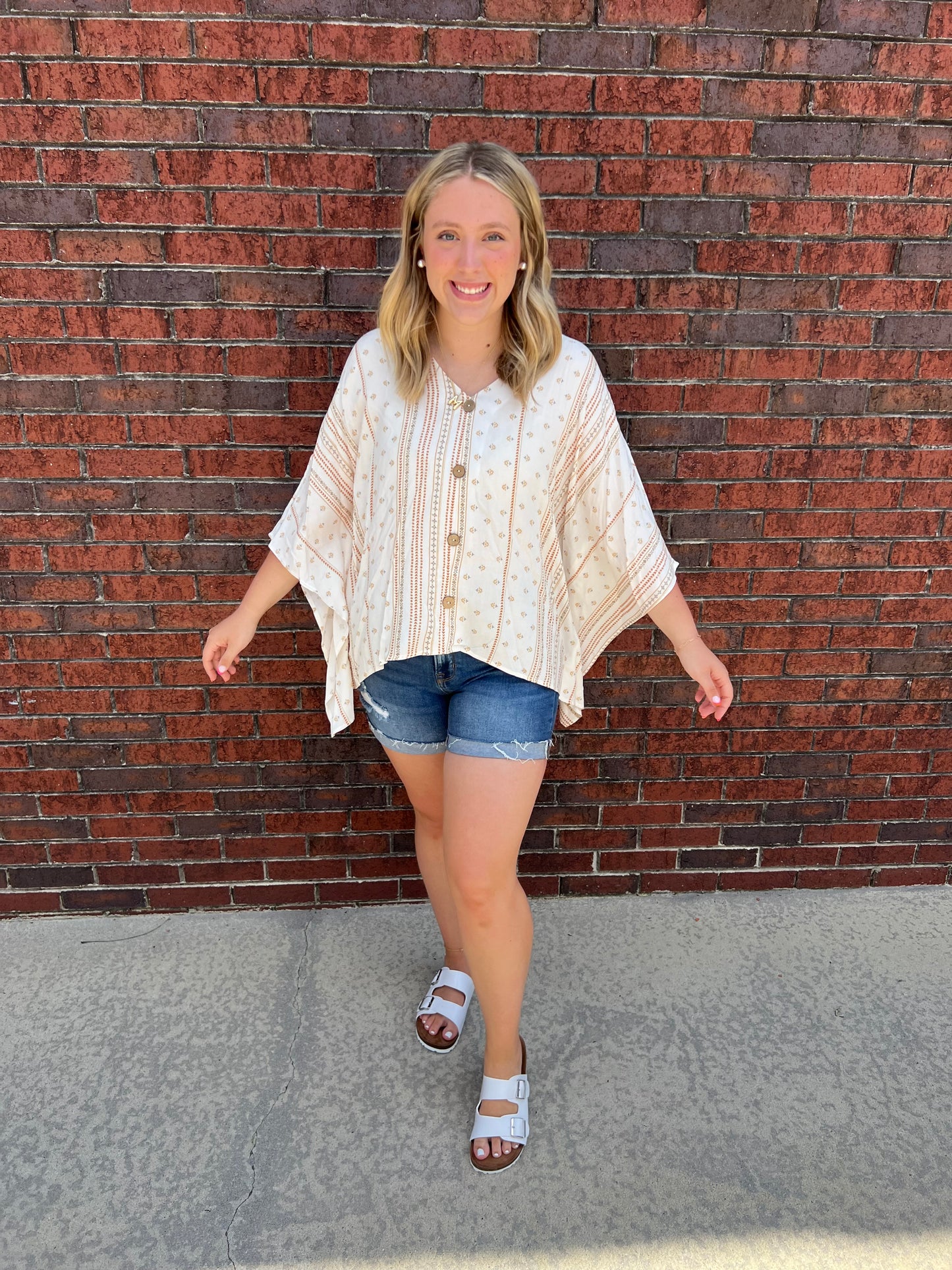 Ivory Boho Blouse