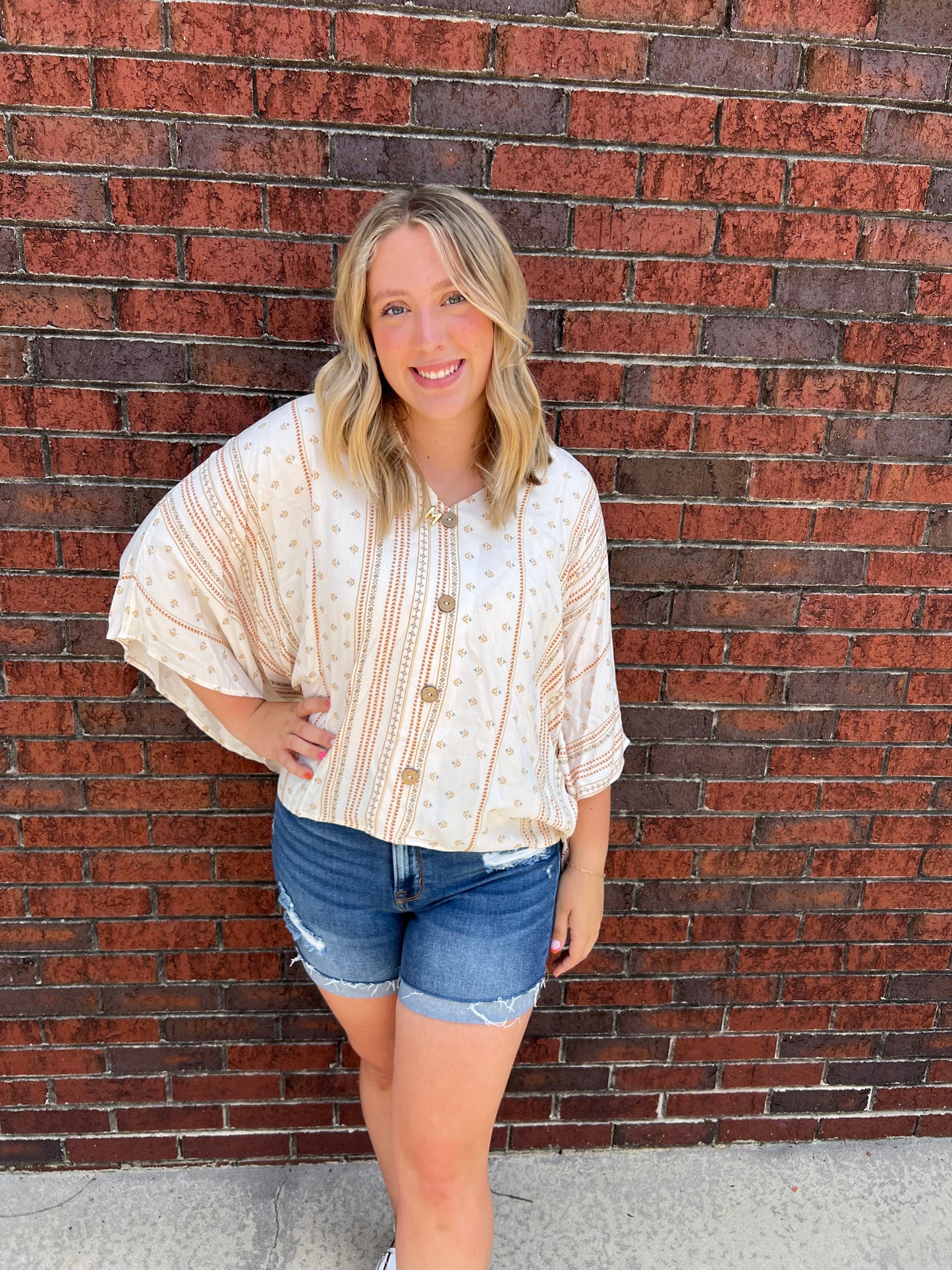 Ivory Boho Blouse