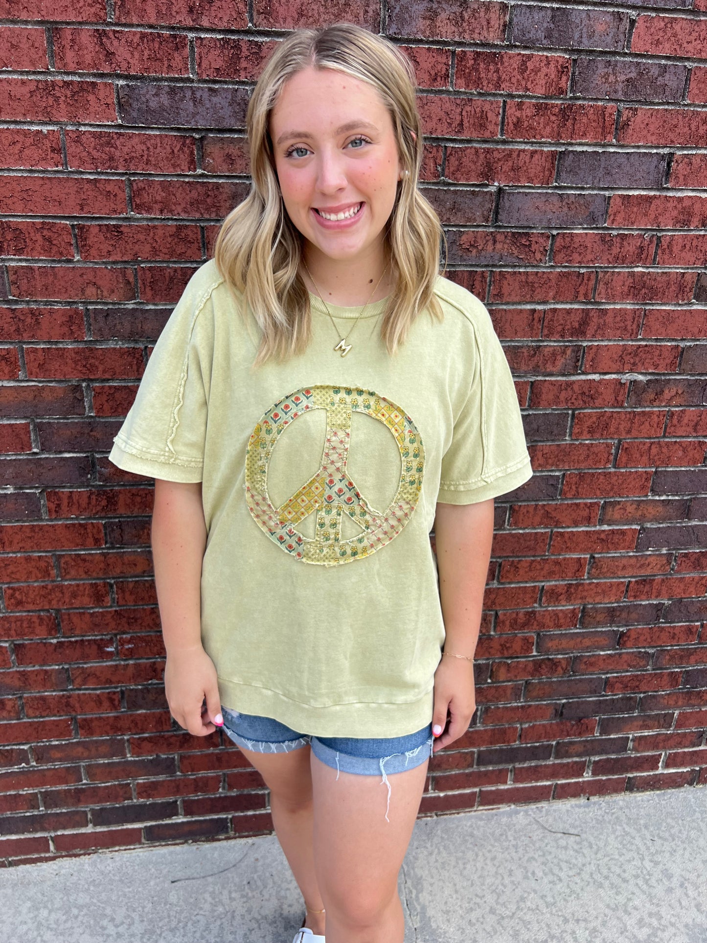 Peace Patch Top