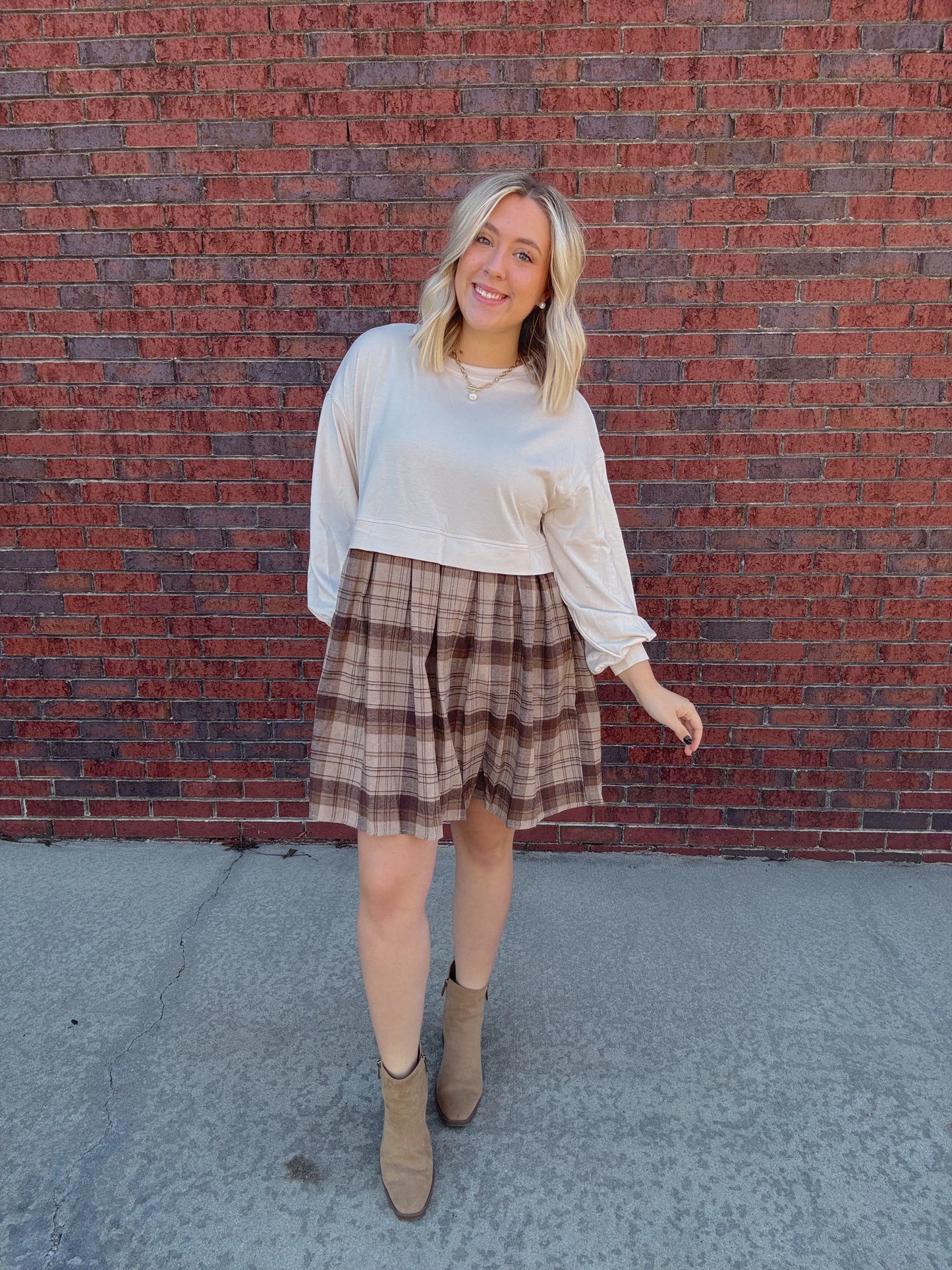 Sweatshirt Mini Dress