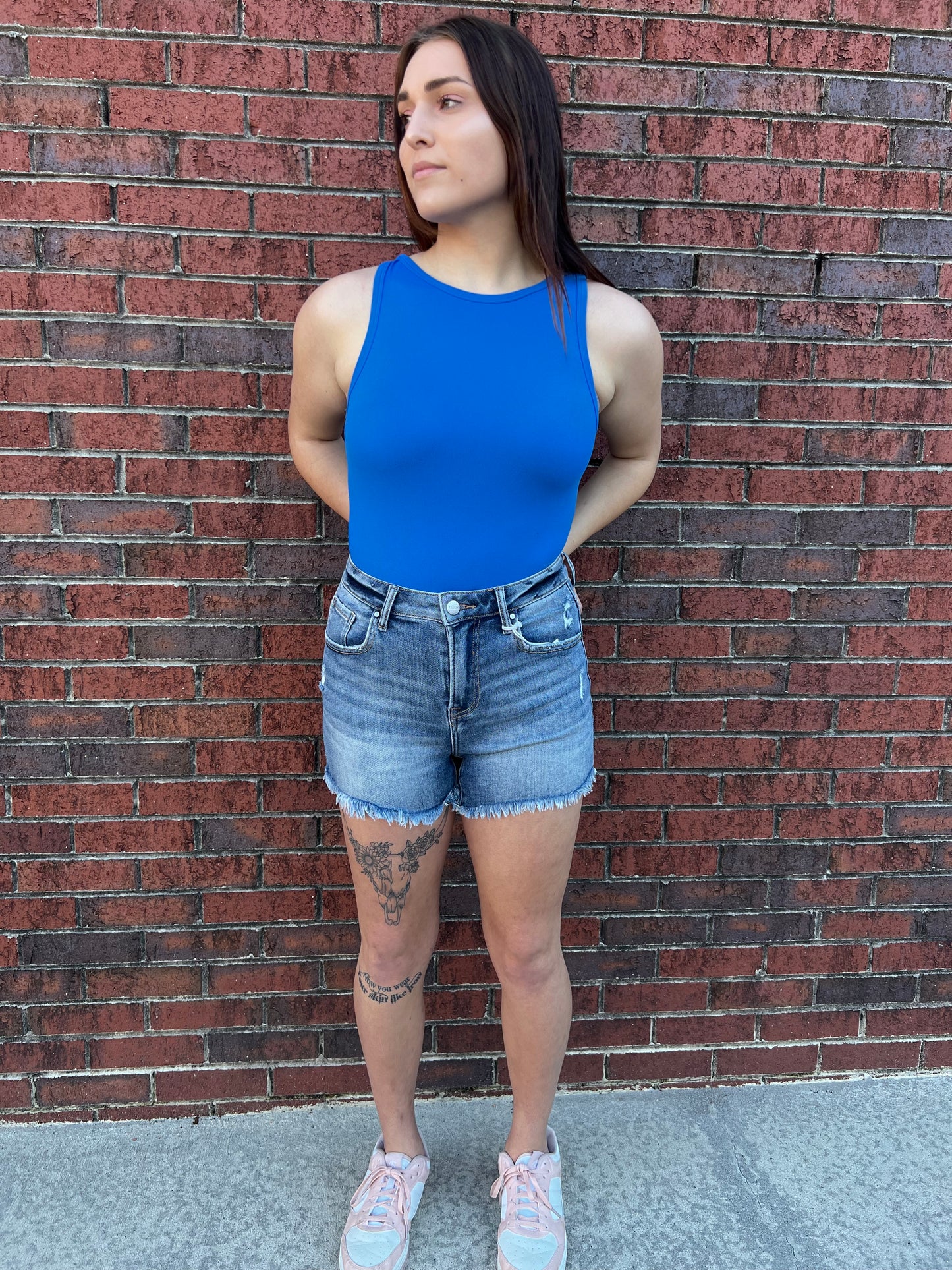RISEN High Rise Shorts