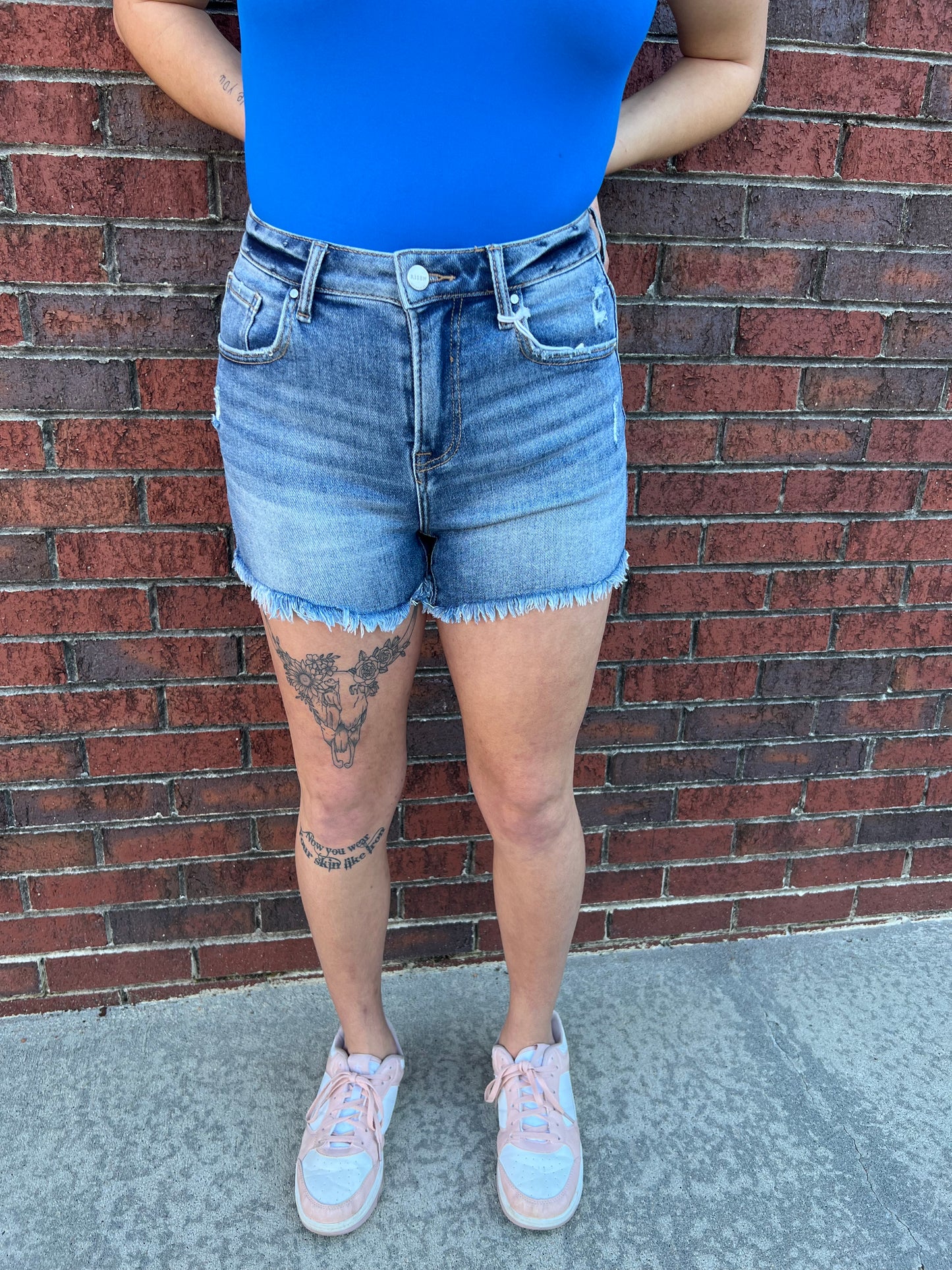 RISEN High Rise Shorts