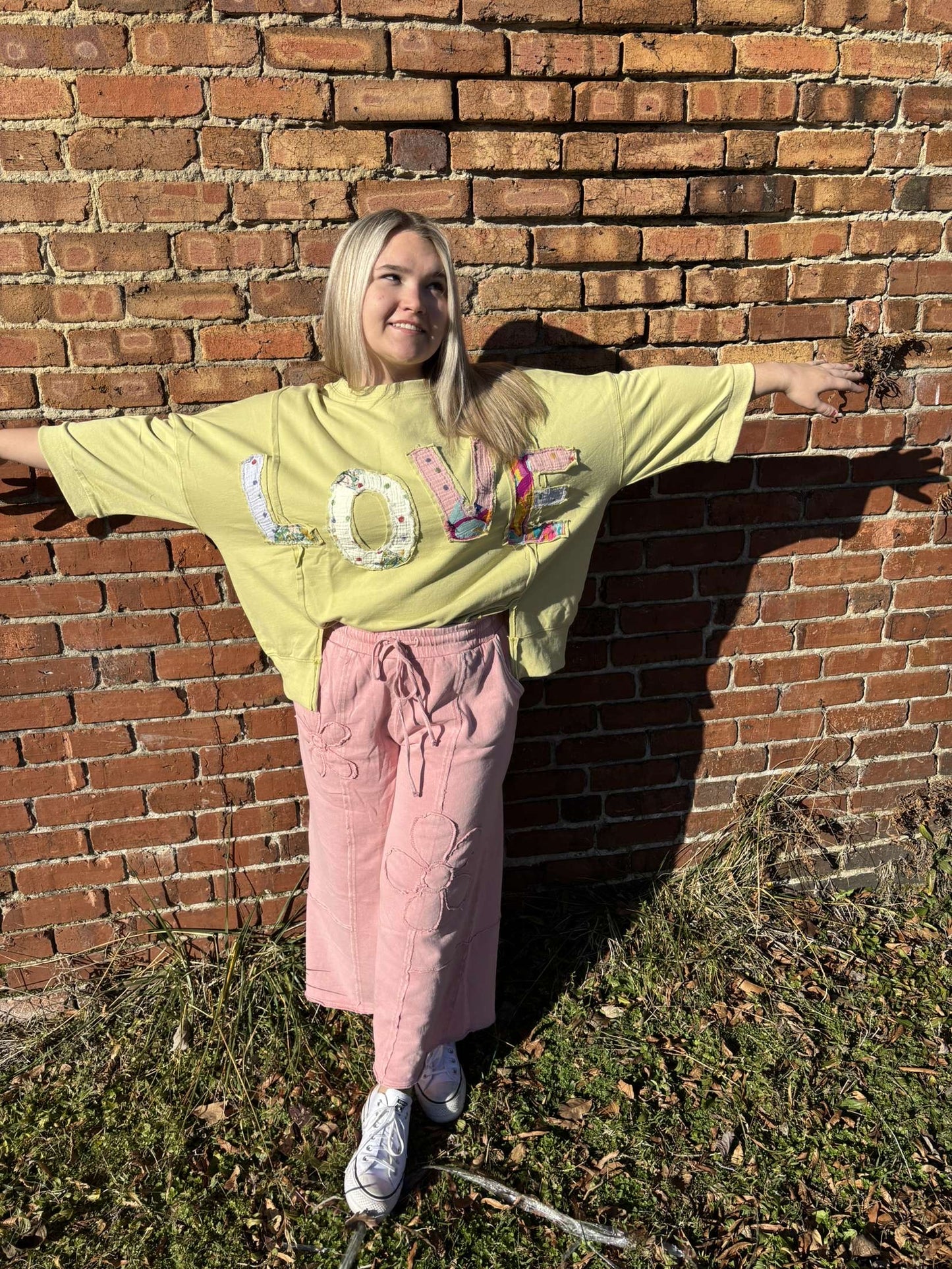 Patchwork LOVE Top
