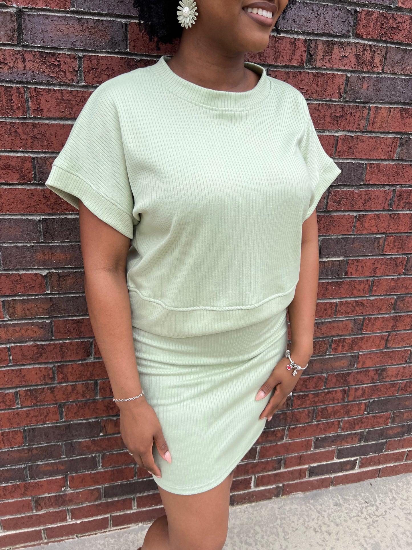 Ribbed Soft Knit Set