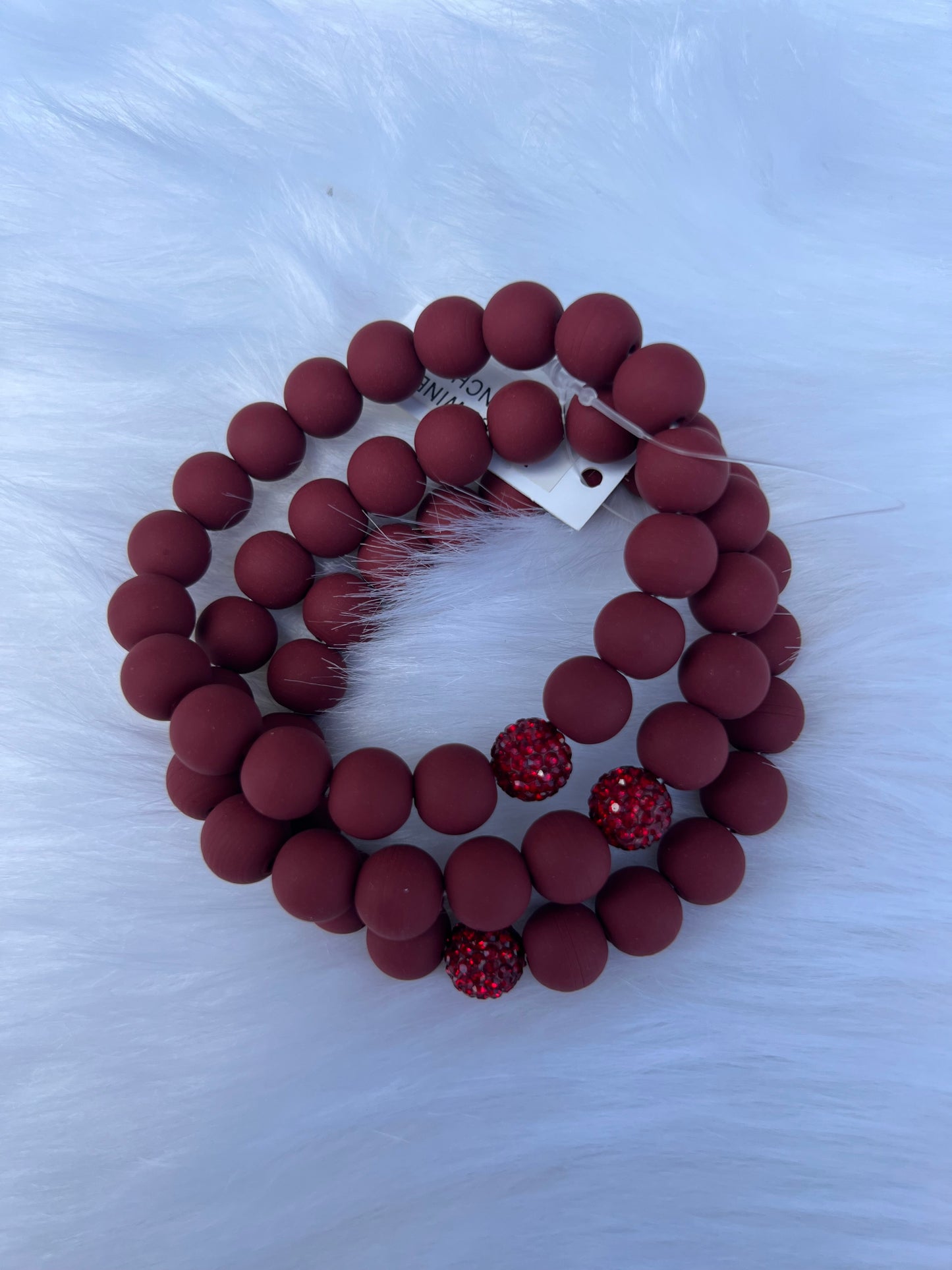 Garnet Bracelet Stack