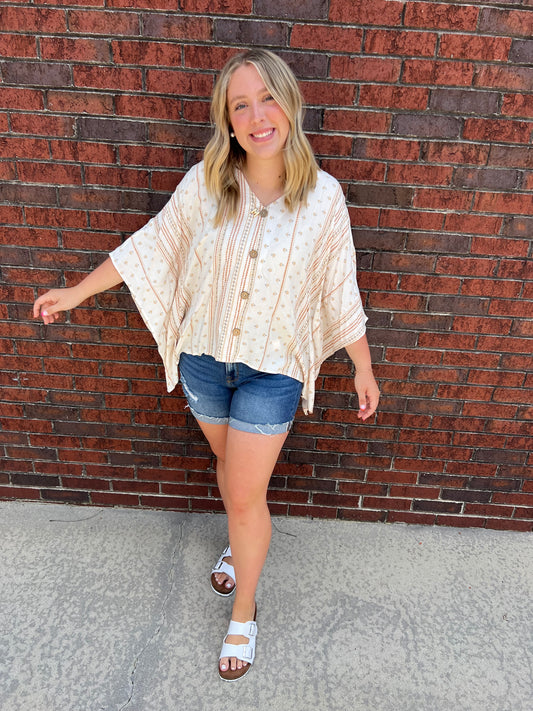 Ivory Boho Blouse