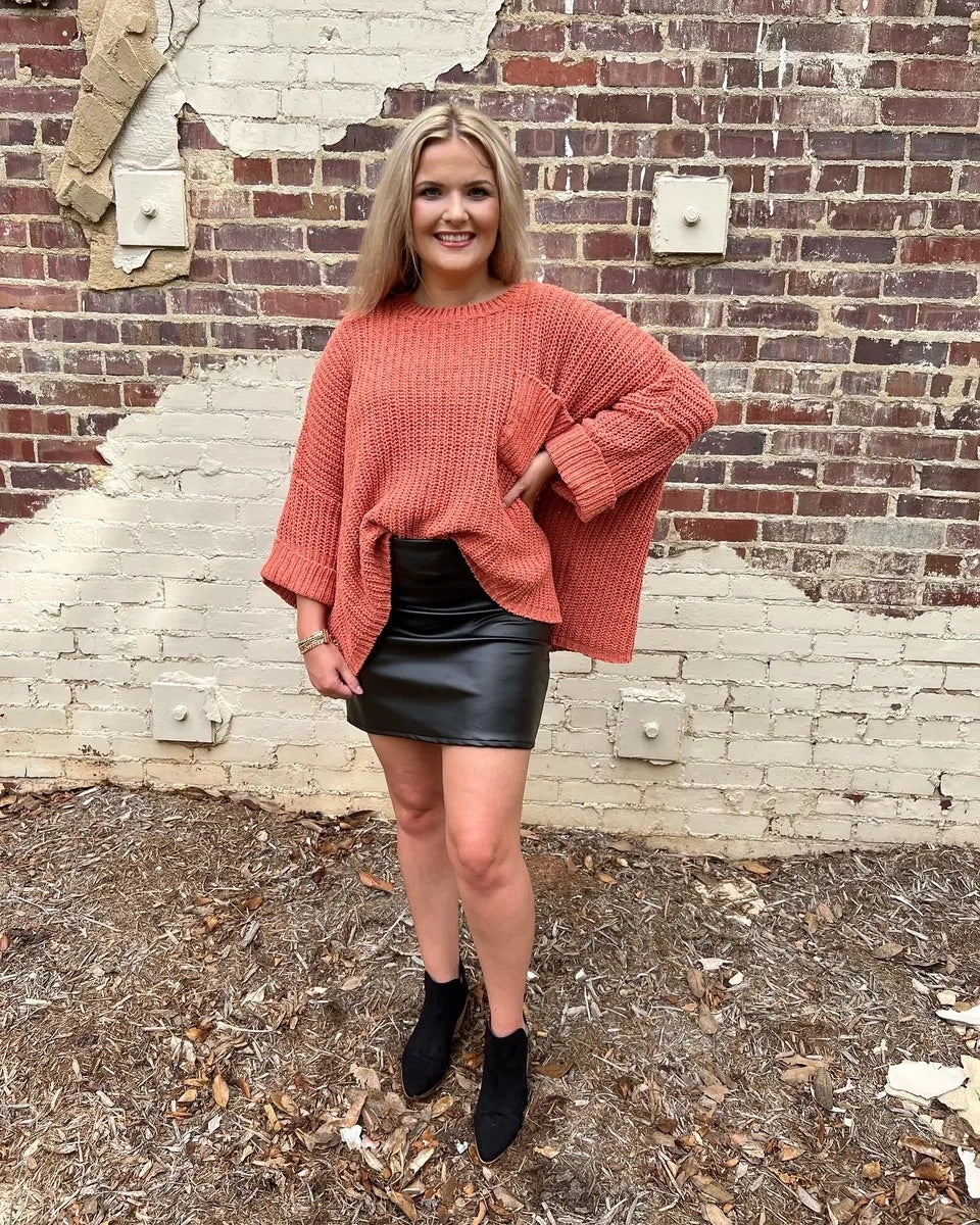 GNO Faux Leather Skirt