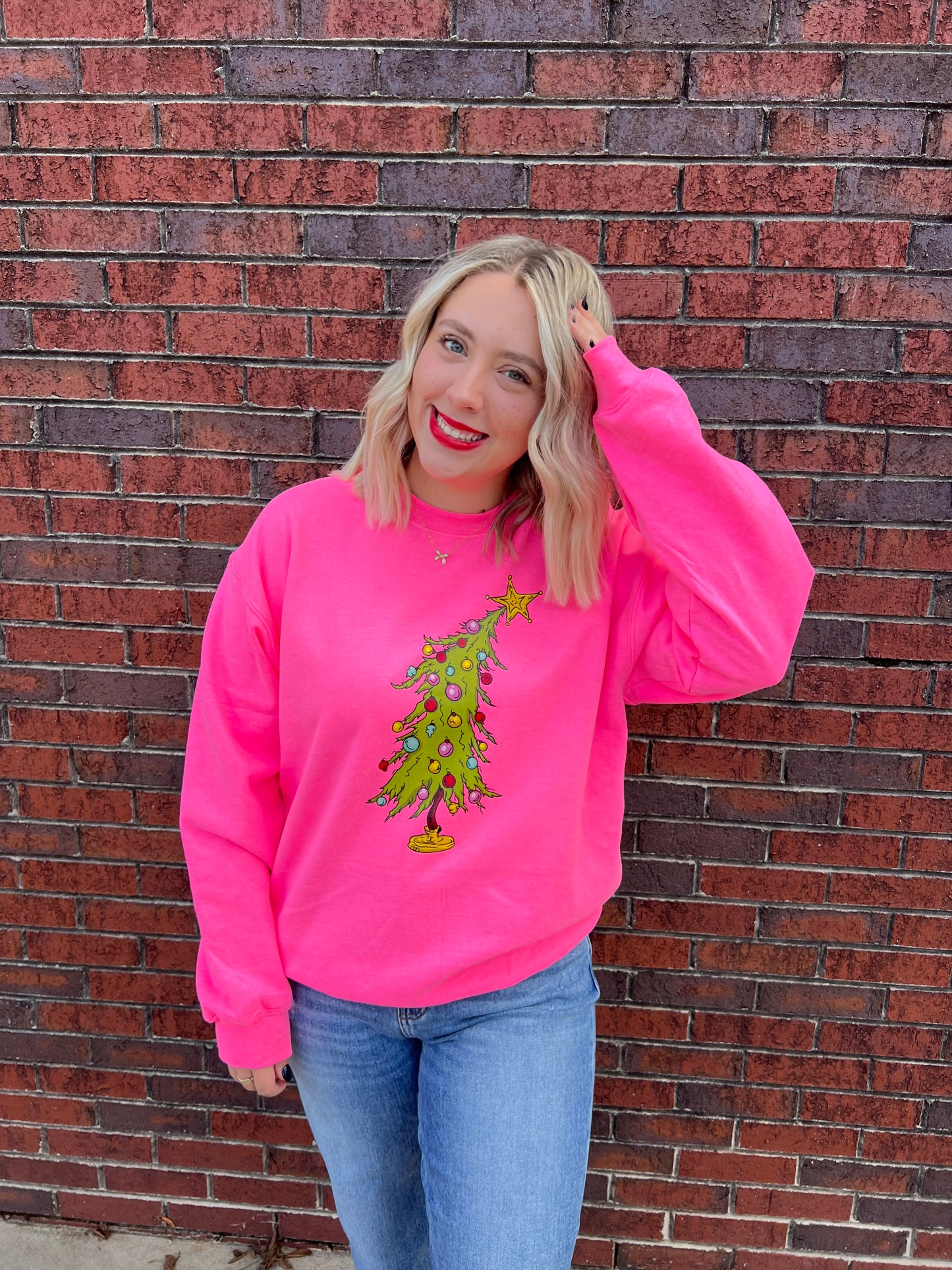 Who Christmas Tree Sweatshirt