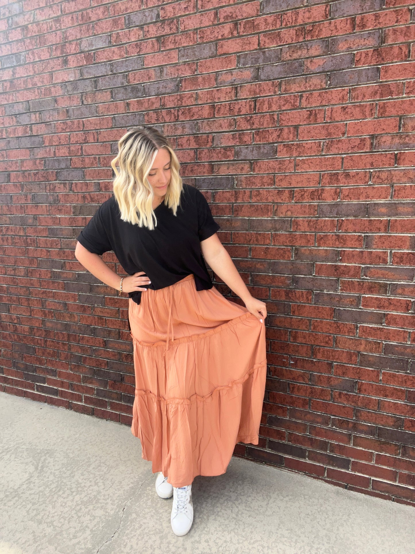 Falling For You Maxi Skirt